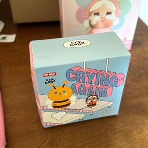 Crying again blind box popmart sealed